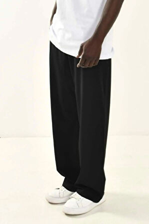 Bej Baggy Fit Basic Pantolon