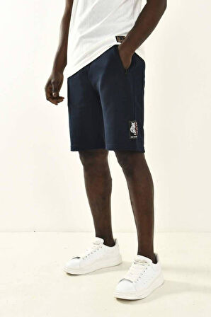 Lacivert Basic Erkek Şort