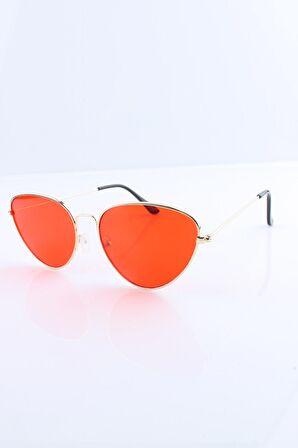 KIRMIZI UV400 KADIN GÜNEŞ GÖZLÜĞÜ - BY MARINE - 4BM3018R002