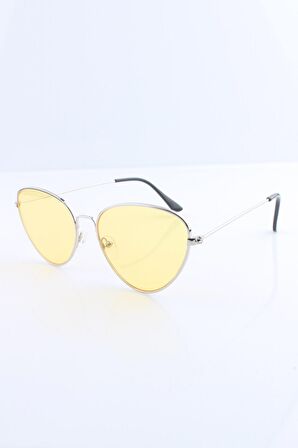 SARI UV400 KADIN GÜNEŞ GÖZLÜĞÜ - BY MARINE - 4BM3018R004