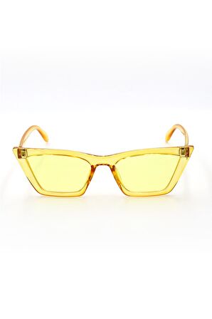 KADIN SARI CAT EYE UV400 GÜNEŞ GÖZLÜĞÜ SILVIO MONETTI - 3SM8020AR005