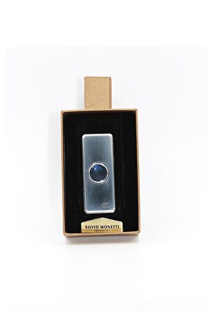Gümüş Şarjlı Usb Çakmak SMC414USR001