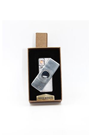 Gümüş Şarjlı Usb Çakmak SMC414USR001