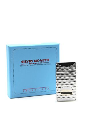 Silvio Monetti Gümüş Gazlı Çakmak SMC021MR002