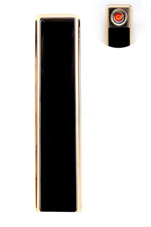 Siyah Şarjlı Usb Çakmak SMC401R002