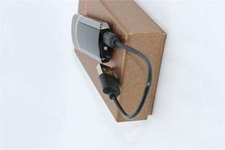 Siyah Işıklı USB Şarjlı Çakmak SMC521AUSBR1
