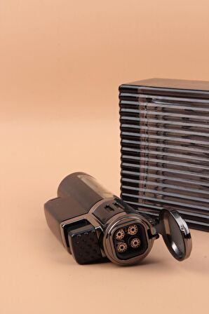 Kapaklı 4 Torch Gazlı Çakmak - SMCK618MR01