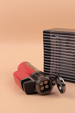 Kapaklı 4 Torch Gazlı Çakmak - SMCK618MR02