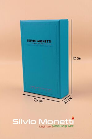 Silvio Monetti Kapaklı Manyetolu Torch Gazlı Çakmak - SMCK635MR03