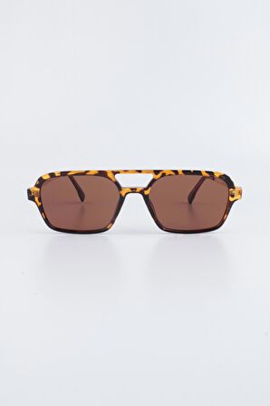 Unısex Leopar UV 400 Korumalı Güneş Gözlüğü 23SM1790AR06