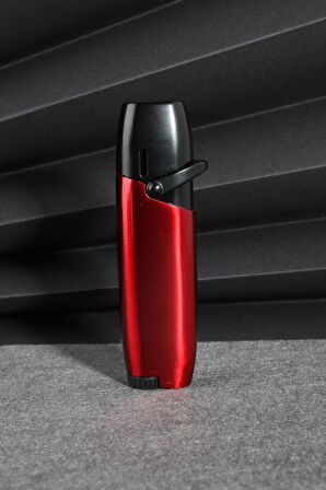 Kırmızı Siyah Özel Tasarım Torch Gazlı Çakmak - SMCK605MR06