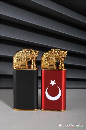 Siyah Kurt Model Gazlı Çakmak 24CSM801DMR01
