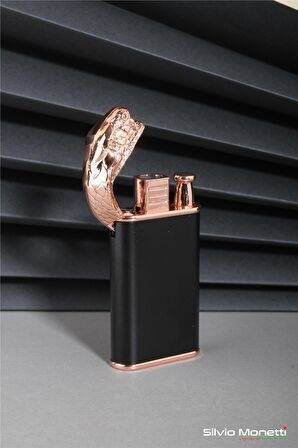 Bronz Yılan Kobra Model Gazlı Çakmak 24CSM805MYNR01