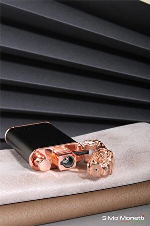 Bronz Yılan Kobra Model Gazlı Çakmak 24CSM805MYNR01
