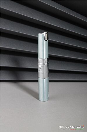 Gümüş Taşlı İnce Tasarım Gazlı Çakmak 24CSM837MR03