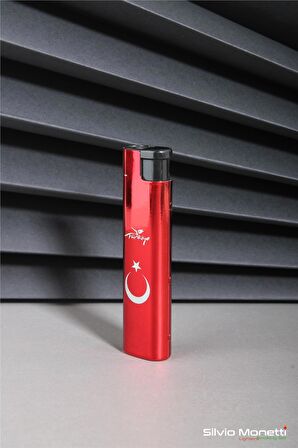 Kırmızı Türk Bayrağı Özel Tasarım Gazlı Çakmak 24CSM914BPR01