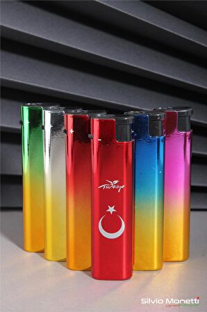 Yeşil Özel Tasarım Renkli Gazlı Çakmak 24CSM914BPR04