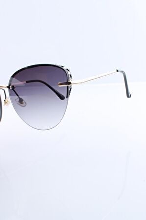 SİYAH UV400 KADIN GÜNEŞ GÖZLÜĞÜ MAX POLO - 1MP6514R001