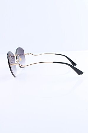 SİYAH UV400 KADIN GÜNEŞ GÖZLÜĞÜ MAX POLO - 1MP6515R001