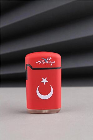 Kırmızı Türkiye Yazılı Ve Türk Bayrağı Çakmak 24CSM919PR001