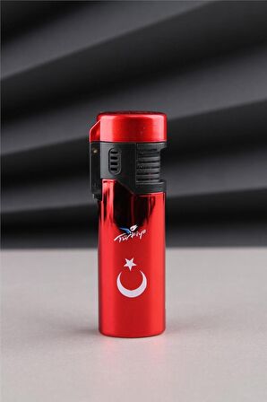 Kırmızı Türkiye Yazılı Ve Türk Bayrağı Çakmak 24CSM920PR001