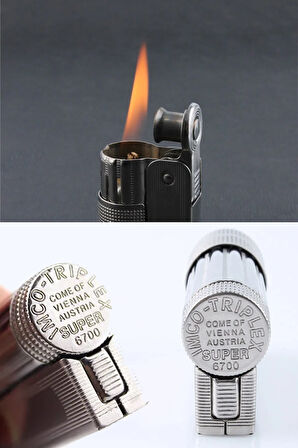 Silvio Monetti Orijinal Benzinli 6700 Muhtar Çakmağı Bakır Renk Kaplama SMCSP6700MHT