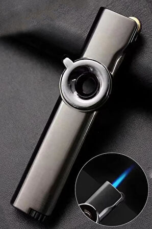 Silvio Monetti Koyu Gri Gazlı Torch Pürmüz Çakmak SMC454MR04