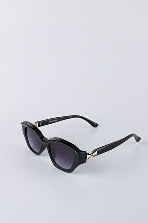 Silvio Monetti Siyah UV400 Koruma Kadın Güneş Gözlüğü G25SM8017R01