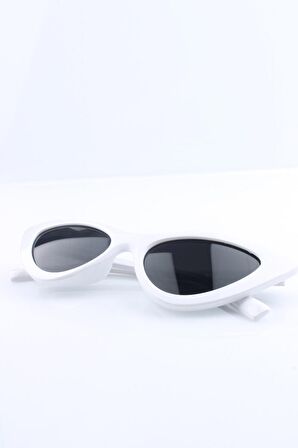 BEYAZ UV400 KADIN GÜNEŞ GÖZLÜĞÜ - BY MARINE - 4BM004R005