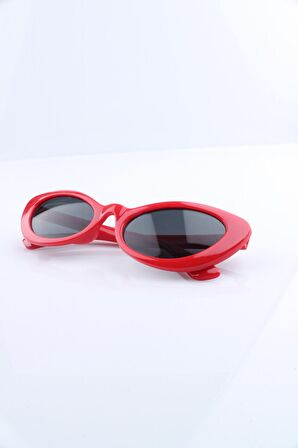 KIRMIZI UV400 KADIN GÜNEŞ GÖZLÜĞÜ - BY MARINE - 4BM26R007