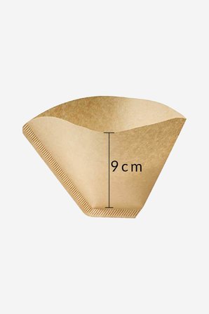 Kahve Filtre Kağıdı Caffeo 1x2 80 Adet | Ağartılmamış Doğal Kağıt