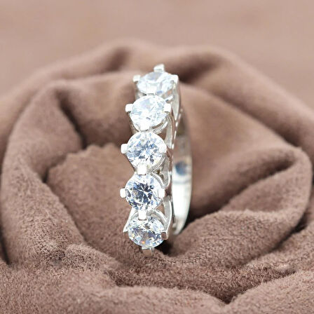 Swarovskı Y Montür 925 Ayar Gümüş Beştaş