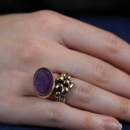 925 Ayar Gümüş Tasarım Otantik Kadın Yüzüğü