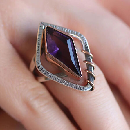 Ametist Taşlı Otantik Tasarım Set