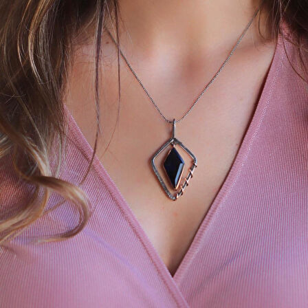 Safir Taşlı Otantik Tasarım Set