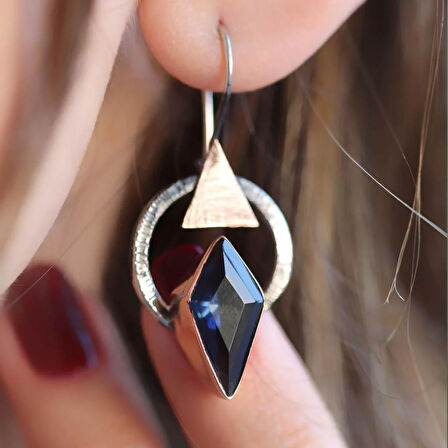 Safir Taşlı Otantik Tasarım Set