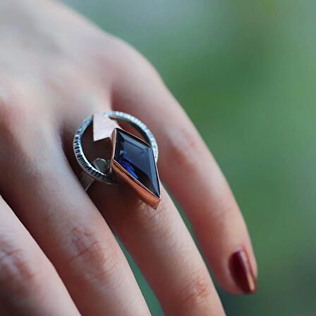 Safir Taşlı Otantik Tasarım Set