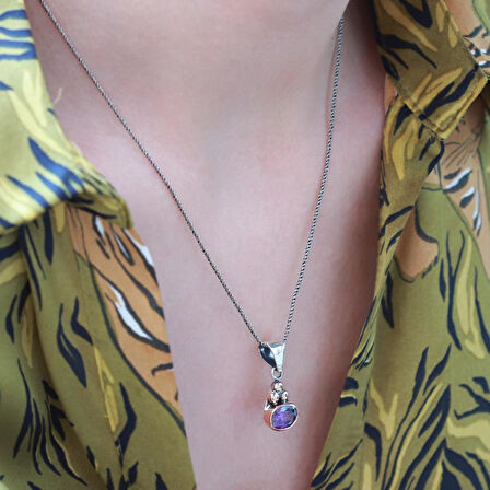 Ametist Taşlı Otantik Set