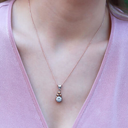 Zircon Taşlı Gümüş Otantik Set