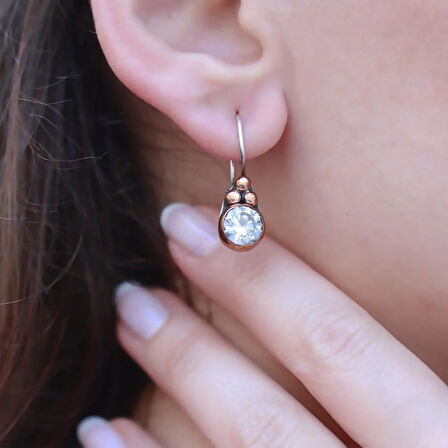 Zircon Taşlı Gümüş Otantik Set