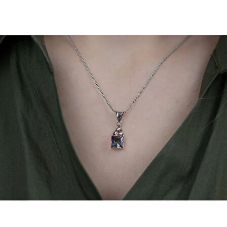 Mistik Topaz Gümüş Otantik Set