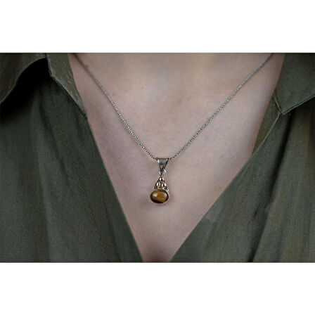 Kaplan Gözü Gümüş Otantik Set