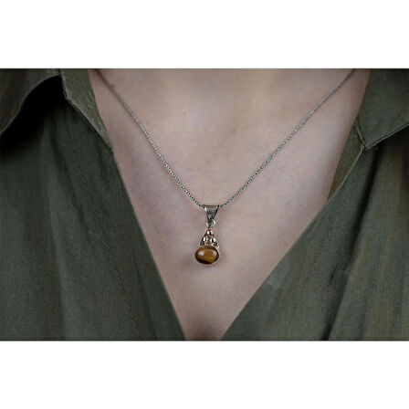 Kaplan Gözü Gümüş Otantik Set