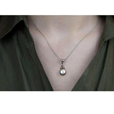 İncili Gümüş Otantik Set