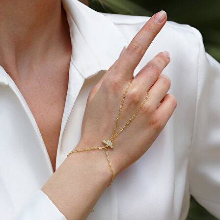 Arılı Trend Gold Gümüş Şahmeran