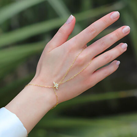 Arılı Trend Gold Gümüş Şahmeran