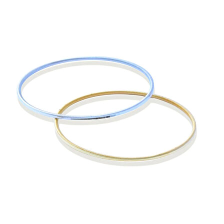 Ajda Modeli 2mm 6,2cm Gümüş Bilezik