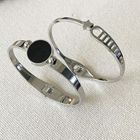 Çift Taraflı Yıldızlı Çelik İkili Kelepçe