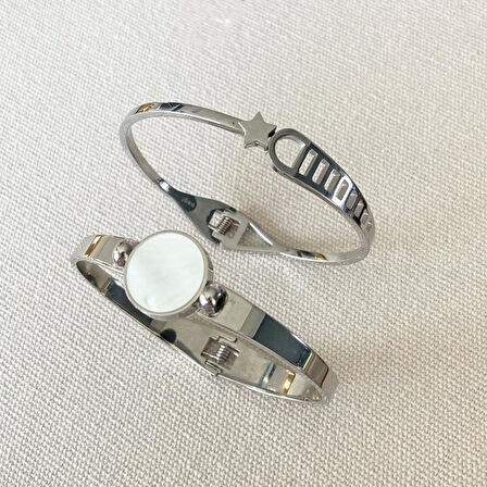 Çift Taraflı Yıldızlı Çelik İkili Kelepçe