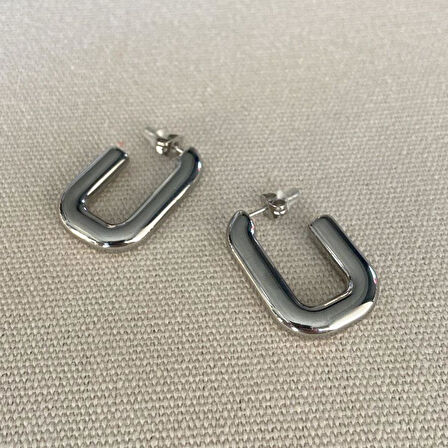 Trend Kolye Küpe Çelik Kombin